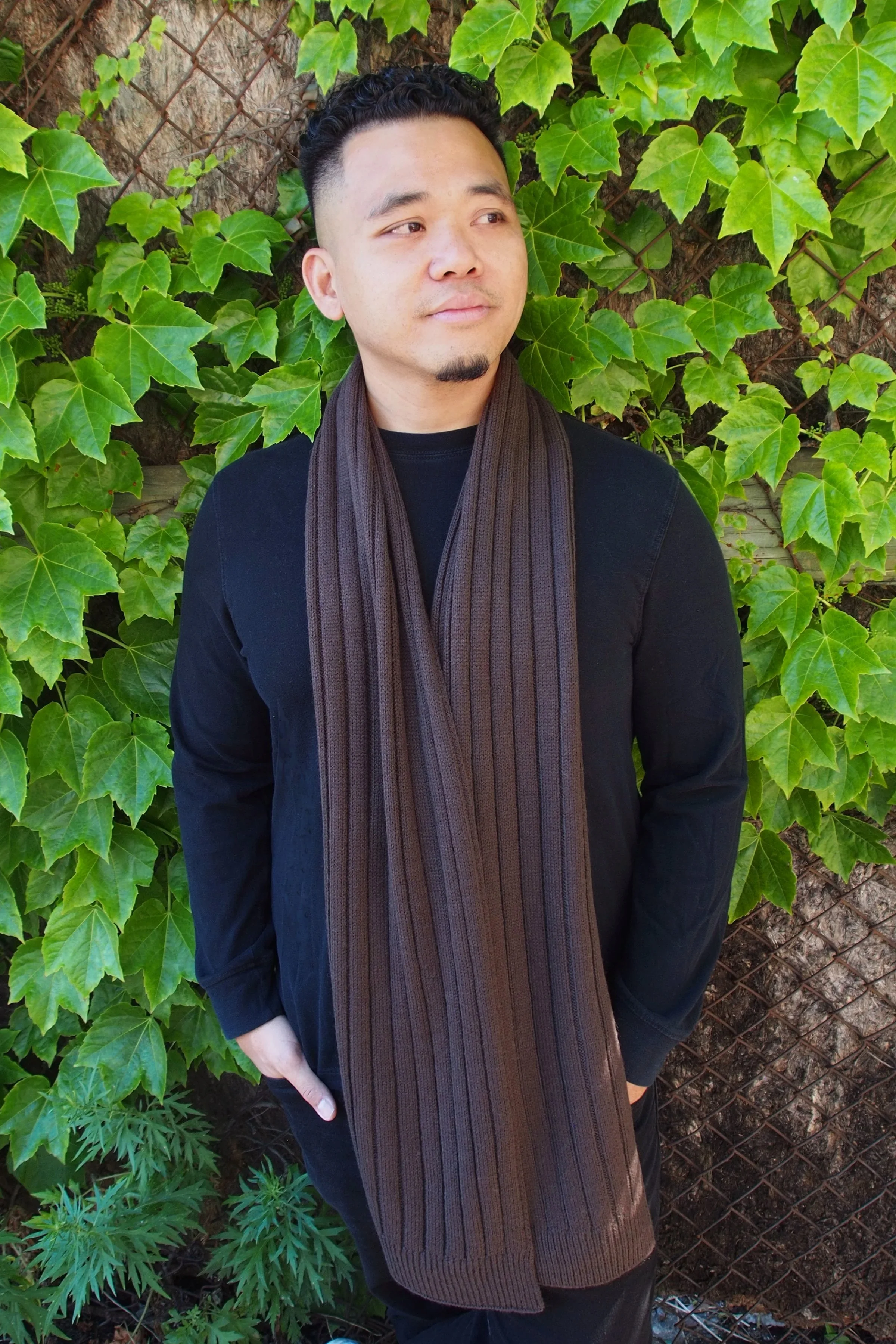 GOOD GRIEF! 　RIBBED KNIT SNOOD Men's Ribbed Knit — TWEEDLES